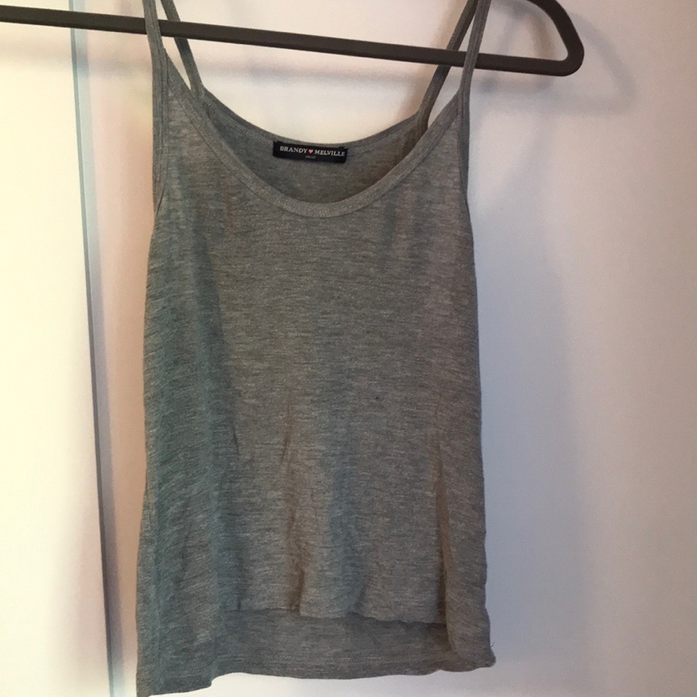 Gray tank top